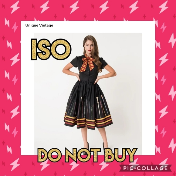 Unique Vintage Dresses & Skirts - ISO Unique Vintage Gryffindor Dress